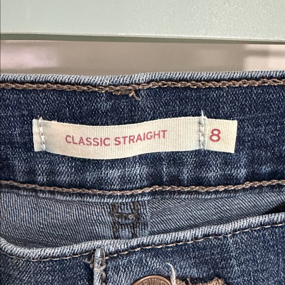 Levi’s Classic straight size 8 - Picture 2 of 5
